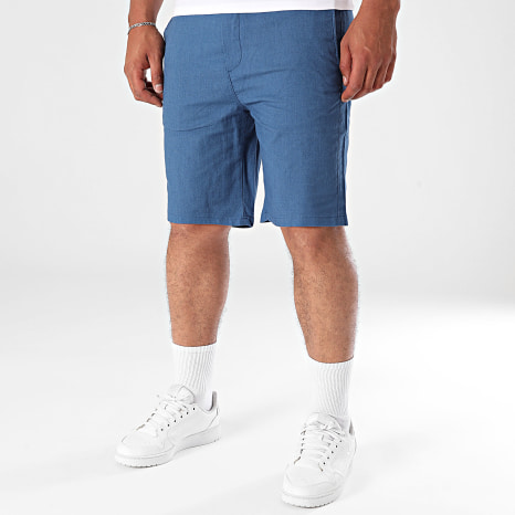 Classic Series - 463 Pantalones cortos chinos de lino azul real
