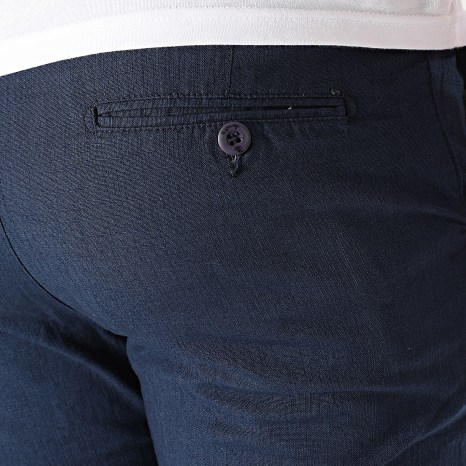 Classic Series - Pantalon En Lin 444 Bleu Marine