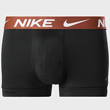 Nike - Lot De 3 Boxers Essential Micro KE1156 Noir Jaune Orange Marron