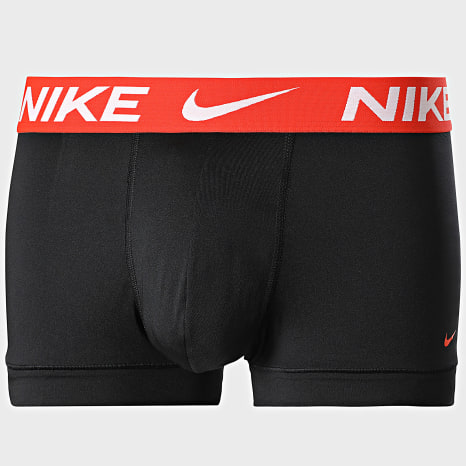 Nike - Lot De 3 Boxers Essential Micro KE1156 Noir Jaune Orange Marron