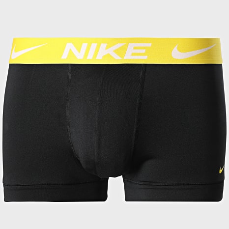Nike - Lot De 3 Boxers Essential Micro KE1156 Noir Jaune Orange Marron