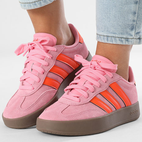 Adidas Sportswear - Barreda JR1200 Bliss Pink Impact Orange Gum 5