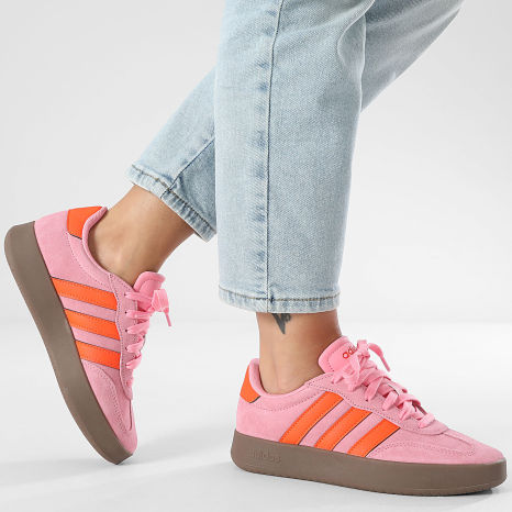 Adidas Sportswear - Barreda JR1200 Bliss Pink Impact Orange Gum 5
