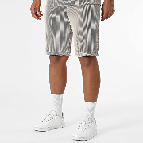 Uniplay - Geribd T-shirt en Jogging Short Set 189 Beige