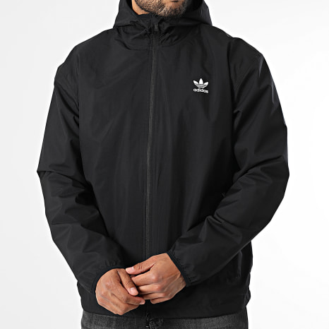 Adidas Originals - Veste Zippée Capuche Essentials JW1055 Noir