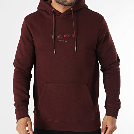 Teddy Smith - Jim Hoody 10816997D Bordeaux Teddy Smith - Jim Hoody 10816997D Bordeaux