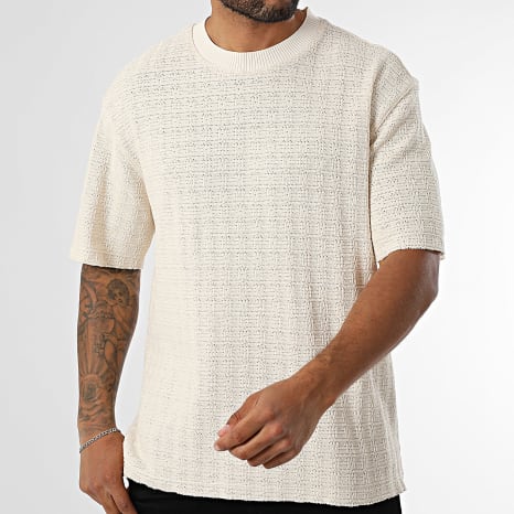 Mackten - Camiseta calada 180 Beige claro