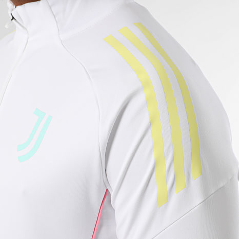Adidas Performance - Juventus Slim Zip Neck Sweat Top JN7454 Blanco
