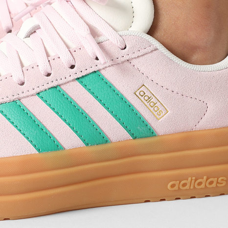 Adidas Sportswear - Baskets Femme VL Court Bold JP6916 Clear Pink Court Green Core White Adidas Sportswear - Baskets Femme VL Court Bold JP6916 Clear Pink Court Green Core White