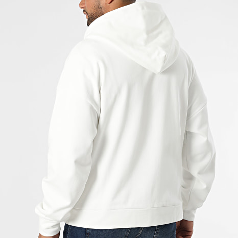 ADJ - Sweat Capuche Zippé Oversize 035 Blanc