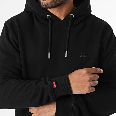 Superdry - Essentiële Logo Hoodie M2014404A Zwart