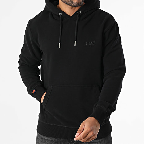Superdry - Essentiële Logo Hoodie M2014404A Zwart