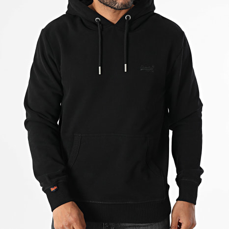 Superdry - Essentiële Logo Hoodie M2014404A Zwart