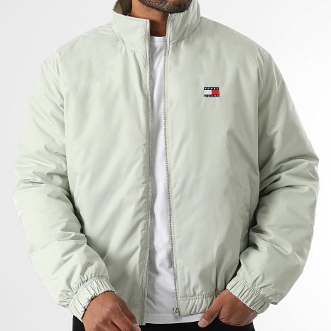 Tommy Jeans - Veste Zippée Essential 1936 Vert Clair