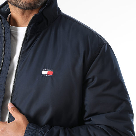 Tommy Jeans - Veste Zippée Essential 1936 Bleu Marine