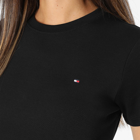 Tommy Hilfiger - Vestido Slim Mujer New Cody 2721 Negro