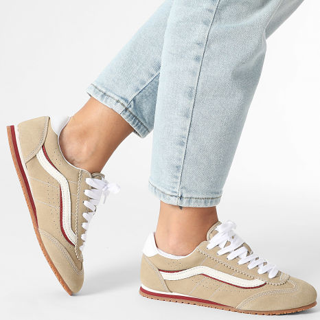 Vans - Women's Super Lowpro D83SQ7 Cornstalk Sneakers