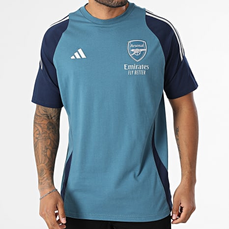 Adidas Sportswear - Tee Shirt A Bandes Arsenal FC JJ1779 Bleu Indigo Bleu Marine
