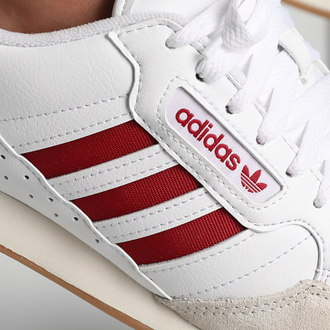 Adidas Originals - Baskets Continental 80 Stripes JQ6424 Footwear White Team Victory Red Core White