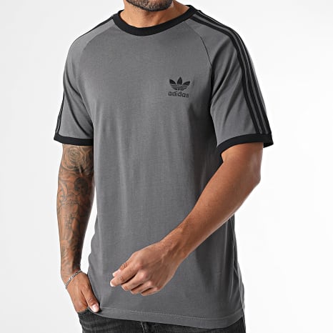 Adidas Originals - Camiseta 3 Rayas JY1373 Gris Carbón