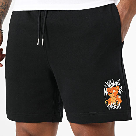 Sale Môme Paris - Short Jogging Nounours NRV Noir