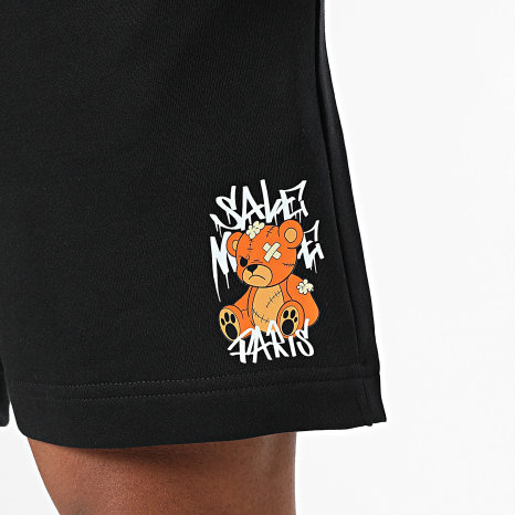 Sale Môme Paris - Short Jogging Nounours NRV Noir