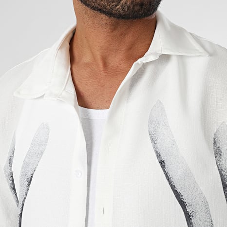Uniplay - Chemise Manches Courtes 883 Blanc