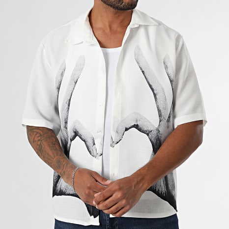 Uniplay - Chemise Manches Courtes 883 Blanc
