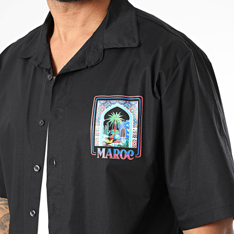 Uniplay - Chemise Manches Courtes Maroc 893 Noir