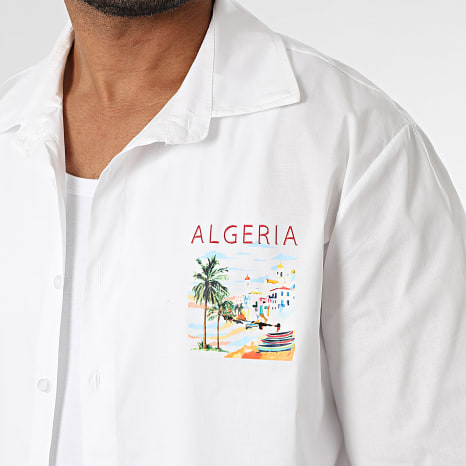 Uniplay - Chemise Manches Courtes Algeria 895 Blanc