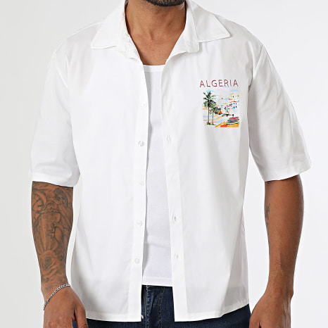 Uniplay - Chemise Manches Courtes Algeria 895 Blanc