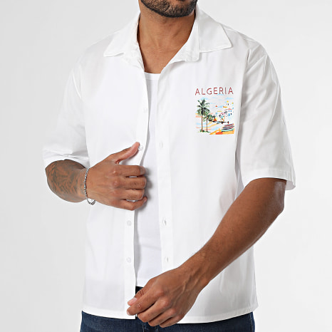 Uniplay - Chemise Manches Courtes Algeria 895 Blanc