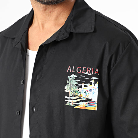 Uniplay - Chemise Manches Courtes Algeria 895 Noir