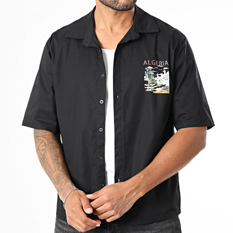 Uniplay - Chemise Manches Courtes Algeria 895 Noir