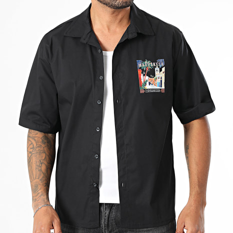 Uniplay - Chemise Manches Courtes Marrakesh 896 Noir