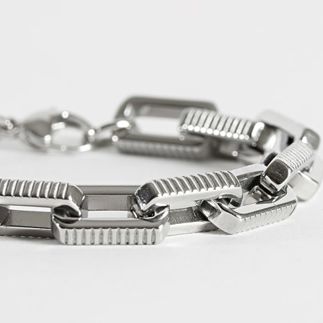 Frilivin - 812 Zilveren Ketting Armband