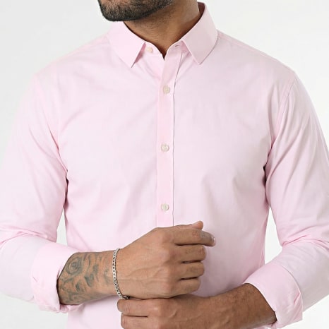 LBO - Camisa Popelina Manga Larga 0008 Rosa