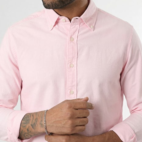 LBO - Chemise Manches Longues Oxford 0011 Rose