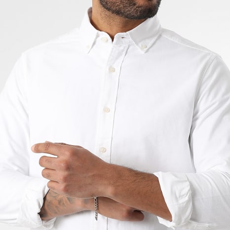 LBO - Chemise Manches Longues Oxford 0012 Blanc