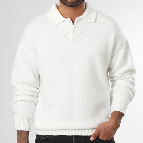 Classic Series - Maglione Premium Soft Polo Neck 2080 Bianco