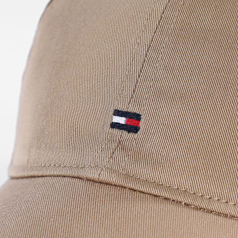 Tommy Hilfiger - Gorra de mujer Essential Flag Soft 7632 Beige Oro