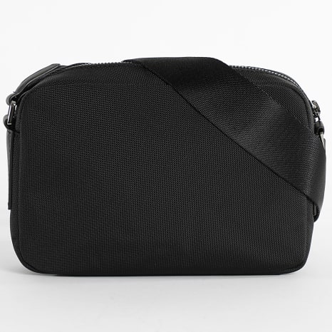 Lacoste - Bolso Logo Cocodrilo Metal Negro