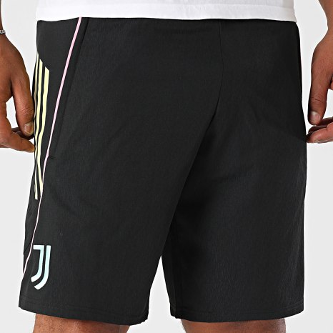 Adidas Performance - Juventus Jogging Shorts Con Rayas JN7442 Negro