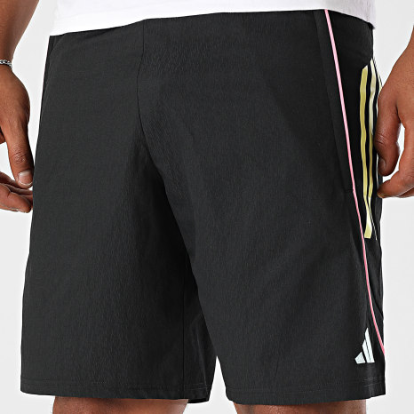 Adidas Performance - Juventus Jogging Shorts Con Rayas JN7442 Negro