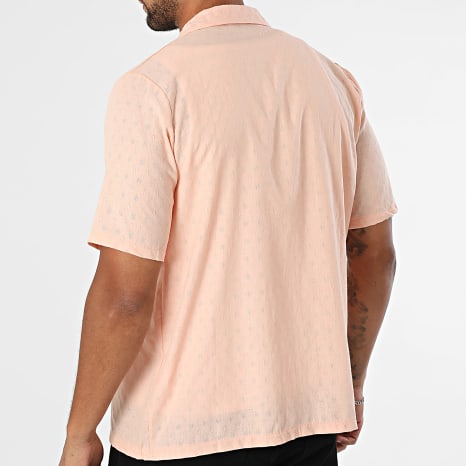 KZR - Chemise Manches Courtes Brodée 235 Rose