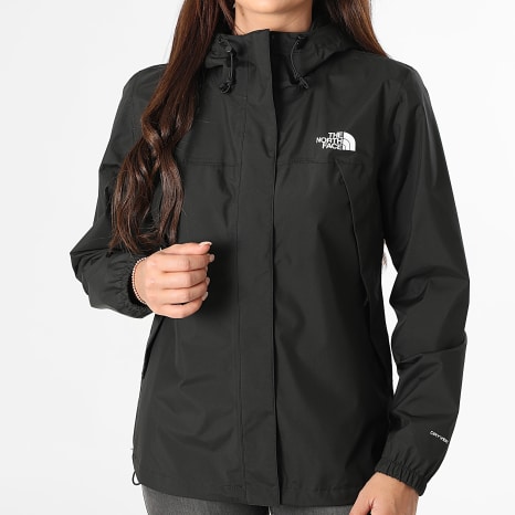 The North Face - Cortavientos Mujer Antora Rain A8BKD Negro