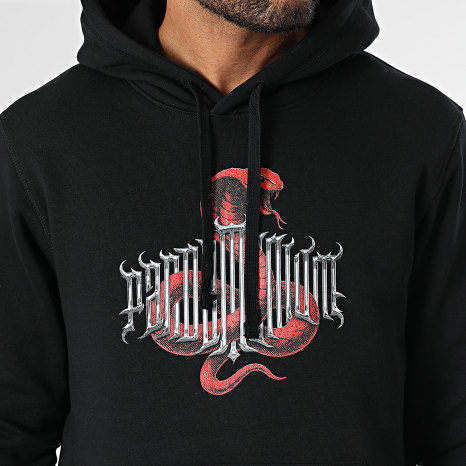 Vald - Sweat Capuche Snake Noir