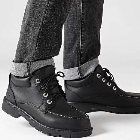 Timberland - Scarpe classiche allacciate impermeabili A6EU1 Nero pieno fiore