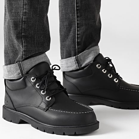 Timberland - Scarpe classiche allacciate impermeabili A6EU1 Nero pieno fiore