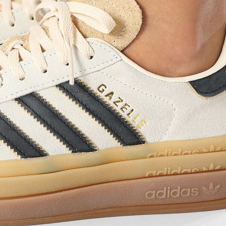Adidas Originals - Gazelle Bold Mujer Zapatillas W JS3892 Crew Blanco Core Negro Arena Strata